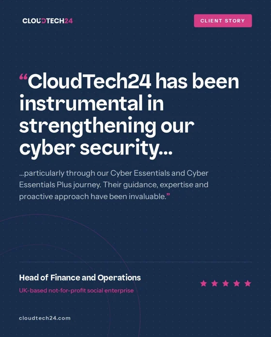 CloudTech24 social media post by Positively Adam