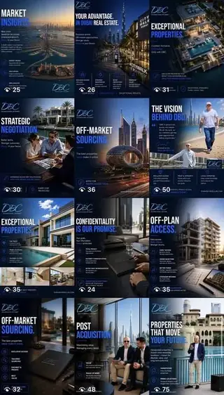 Dubai Buyers Club social media feed by Positively Adam